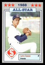1988 Jennings Southern League All-Stars Larry Casian #29 Orlando Twins
