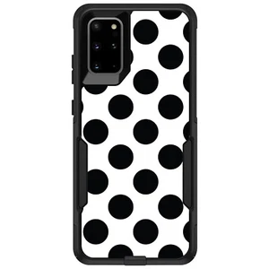 OtterBox Commuter for Galaxy S (Choose Model) Black & White Polka Dots - Picture 1 of 13