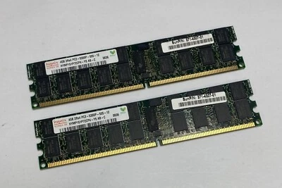 8GB Kit (2 x 4GB) Hynix HYMP151P72CP4-Y5 AB-C PC2-5300P DDR2 ECC Server Memory - Image 1 of 3