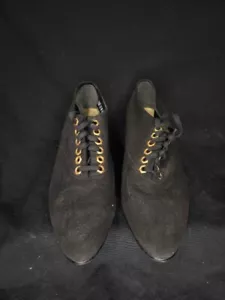 black Suede Lace Up Heel california magdesians size 13 - Picture 1 of 6