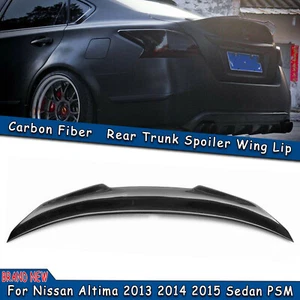 Rear Wing Spoiler Carbon Fiber For Nissan Altima 2013 2014 2015 Sedan AA - Picture 1 of 11