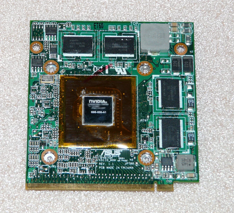 ASUS K61IC PRO79I X66IC PRO66IC Nvidia GeForce GT220M 1GB K51IO_MXM Grafikkarte - Bild 1 von 1