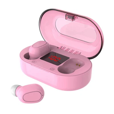 Bluetooth Earphones Noise Cancellation Wireless Mini Earbuds for Android iOS - Image 1 of 4