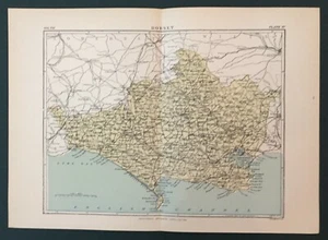 Map Dorset England - Picture 1 of 1