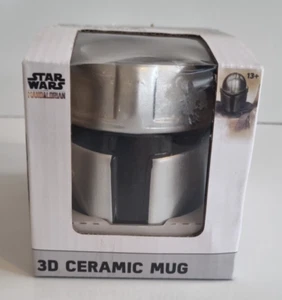 STAR WARS MANDALORIAN 3D CERAMIC COFFEE Mug LICENSED NEW IN BOX  - Bild 1 von 4