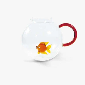 WD LifeStyle WD LifeStyle Jarra De Vidrio Borosilicato 1,7 Lt Decoración De Pez - Imagen 1 de 2