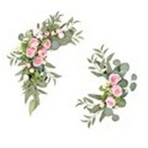 Artificial Wedding Arch Wedding Flowers Garlands Silk Peony Flower 2 PCS - Picture 1 of 14