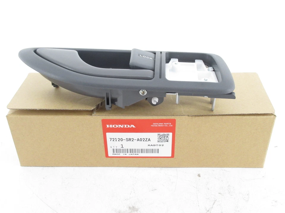 Manija de puerta interior gris lado pasajero genuino OEM Honda 72120-SR2-A02ZA Foto 1 de 4