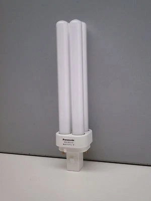 (2-Pack) Panasonic FDS18E27/2 18W Fluorescent Lamp Light Bulb 2-Pin G24d-2 2700K - Image 1 of 4