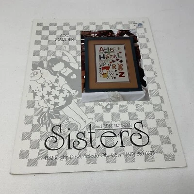 Cross Stitch Chart ABC GARDEN By Sisters & Best Friends - Image 1 of 2