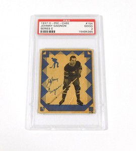 1937-38 O-Pee-Chee OPC V304E Johnny Gagnon #154 Series E PSA 2