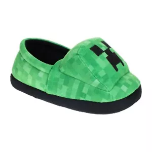 Minecraft Creeper Plush Slippers for Children 1/2 - Picture 1 of 11