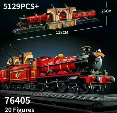 NEW DIY Hogwarts Express Collector Edition 5129 pcs Building Bricks Train Set - Image 1 of 4