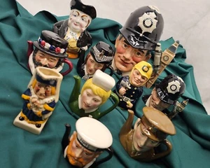 Royal Doulton Sylvac Vintage Character Jugs Teapot Selection Staffordshire Toby - Picture 1 of 61