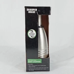 Sharper Image Stainless Steel Easy Chopper-Rotational blade chops easily Kitchen - Picture 1 of 5