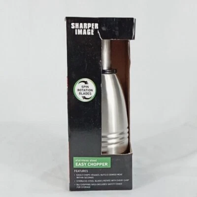 Sharper Image Stainless Steel Easy Chopper-Rotational blade chops easily Kitchen - Image 1 of 4