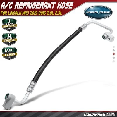 Nueva manguera de línea de descarga de aire acondicionado para Lincoln MKC 2015-2016 L4 2,0 L 2,3 L turboalimentada Foto 1 de 4
