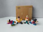 1990S Disney Goof Troop Figures Set Of 4 - Kelloggs Cereal Mailer Box Vintage