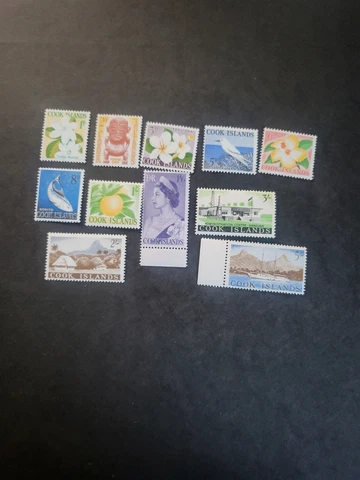 Stamps Cook Islands Scott #148-58 never hinged Cover