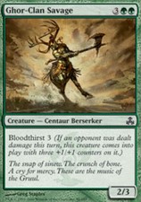 4x Ghor-Clan Savage MTG Guildpact NM Magic Regular