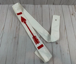 Vintage 70er Jahre BSA Pfadfinder von Amerika Pfeilorden OA weiße Schärpe - Bild 1 von 10