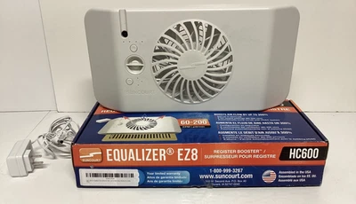 Suncourt HC600 Ecualizador EZ8 Registro Booster Ventilador Boost Aire Caliente/Frío 7" x 14" Foto 1 de 4