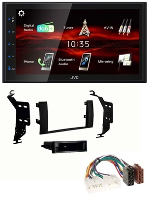 JVC USB Bluetooth MP3 DAB 2DIN Autoradio für Toyota Prius 2004-2009 schwarz - Bild 1 von 4