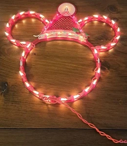 Mickey Mouse Disney 2009 iluminado decoración de ventana de Navidad  - Imagen 1 de 1