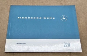 New Old Stock Mercedes Benz W115 220 Owner's Manual Book Operator 1155841696 - Picture 1 of 3