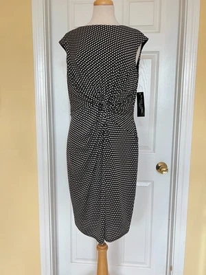 Vestido a lunares BLACK LABEL EVAN PICONE talla 16 Foto 1 de 4