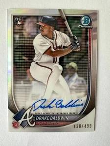 2025 Bowman Chrome - Drake Baldwin (RC) - Refractor Auto /499 - On Card - Bild 1 von 10