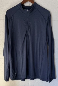 Travis Mathew Yanks Pullover Mens Medium Black 1/4 Zip Golf Lightweight - Picture 1 of 10
