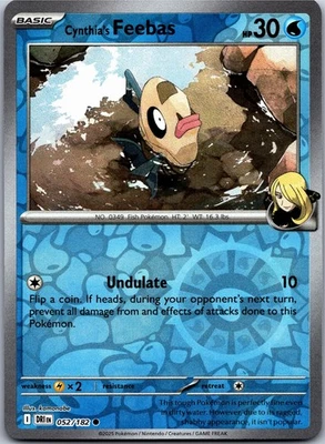 Cynthia's Feebas 052/182 - SV10: Destined Rivals Reverse Holo - Image 1 of 2