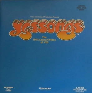YES SONGS 1973 CONCERT VIDEO OF YES  LASERDISC - Picture 1 of 1