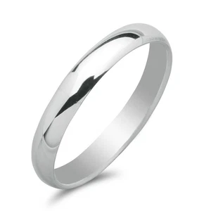 81stgeneration Sterling Silver Ring Plain Wedding Band Simple Court Stackable - Imagen 1 de 12