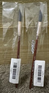 2 New Princeton Neptune 4750 Squirrel Paint Brush, Dagger Striper, Size 1/4 Inch - Picture 1 of 7