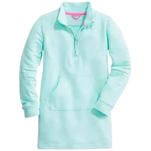 VINEYARD VINES Girls' Whale Cover-Up CRYSTAL BLUE Large 14 Collared pullover  - Picture 1 of 5