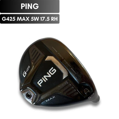 Ping G425 MAX 5W 17.5 Fairway Wood Head Right Hand USED w/Cover - Image 1 of 4