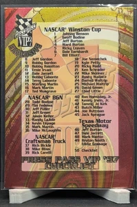 1997 Press Pass VIP EXPLOSIVE Insert #50 Checklist/ROY List NM+ - Picture 1 of 2