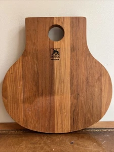 Vintage Nissen Massivholz Rund Schneiden Wurstwaren Brett Dänemark - Bild 1 von 10