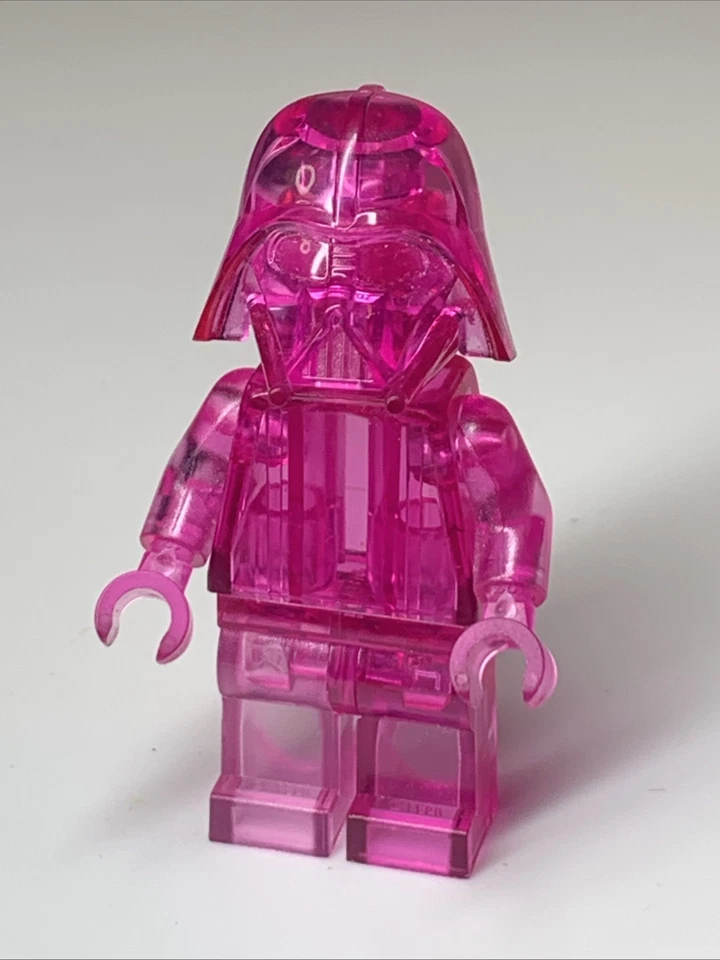 OFFICIAL LEGO Star Wars Minifigure - Trans Satin Pink Darth Vader Monochrome - Image 1 of 1