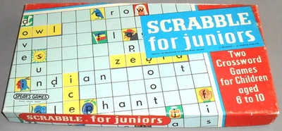 VINTAGE Scrabble Juniors Word Board Game Spears Family 1974 EXCELLENT COMPLETE - Image 1 of 4