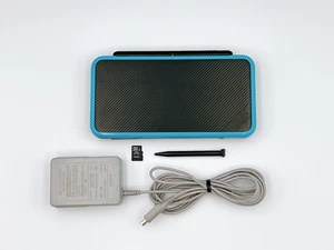Console Nintendo 2DS LL XL Nera Turchese Giappone Testata Funzionante {Spedizione Veloce} - Foto 1 di 15