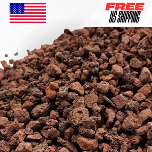 Crush Volcanic Rock Gravel Potting Mix Red Lava for Plants for Cactus Bonsai 5Lb - Picture 1 of 12