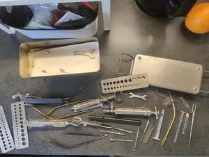 Kit Outil Chirurgie Inox Ancien Boite Aesculap - Imagen 1 de 13