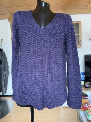 Lila Farbiger Strick Pullover von Passport Gr. 40 - Bild 1 von 4