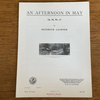 Afternoon~May~Lichner~1911~Progressive 400 Series~#404~Art Publication Society - Image 1 of 4