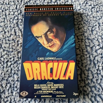 DRACULA VHS Tape 1931 Horror Vampire Universal Studios Bela Lugosi  — 第 1/4 张图片
