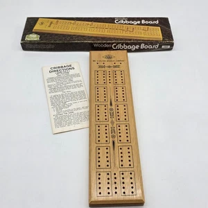 Krippenbrett aus Holz mit Metallheringen von E.S. Lowe Milton Bradley #1503 Vintage - Bild 1 von 11