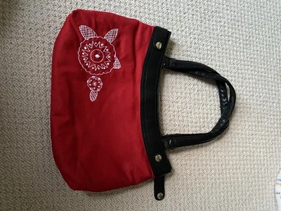 красный тридцать один кошелек съемный спереди и сзади вышитый - Изображение 1 из 4